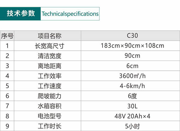 电动七里河尘推车C30